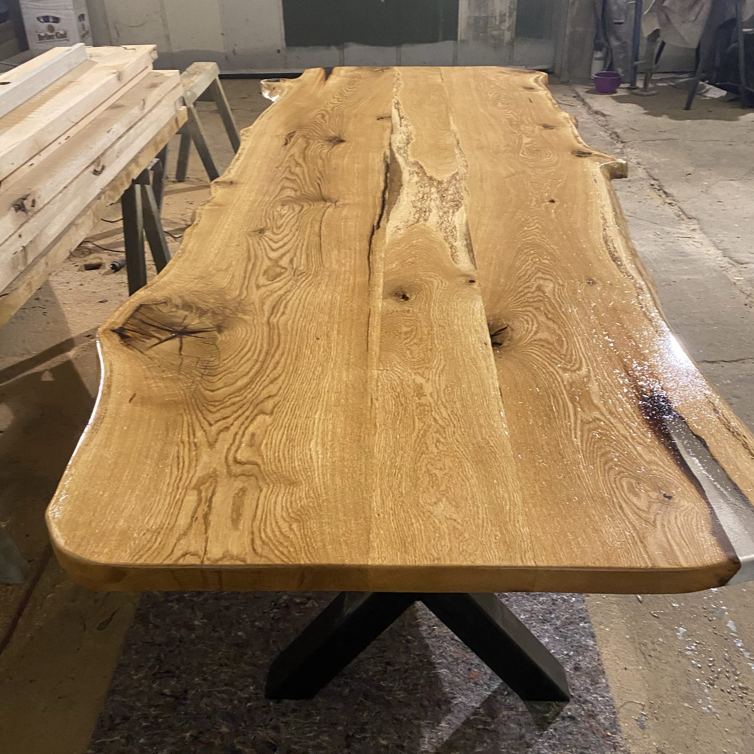 Wohnzimmertisch aus Eiche