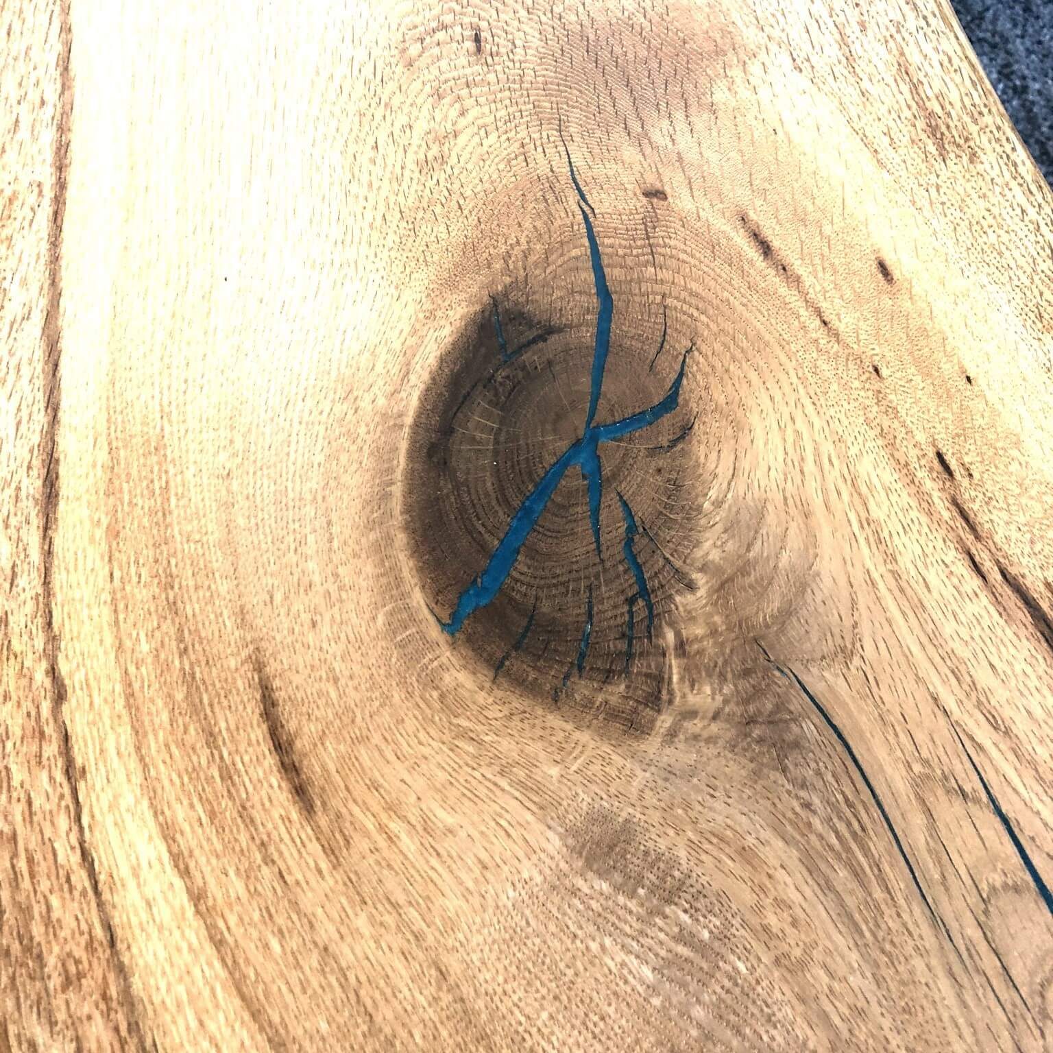 Couchtisch Eiche mit Epoxi