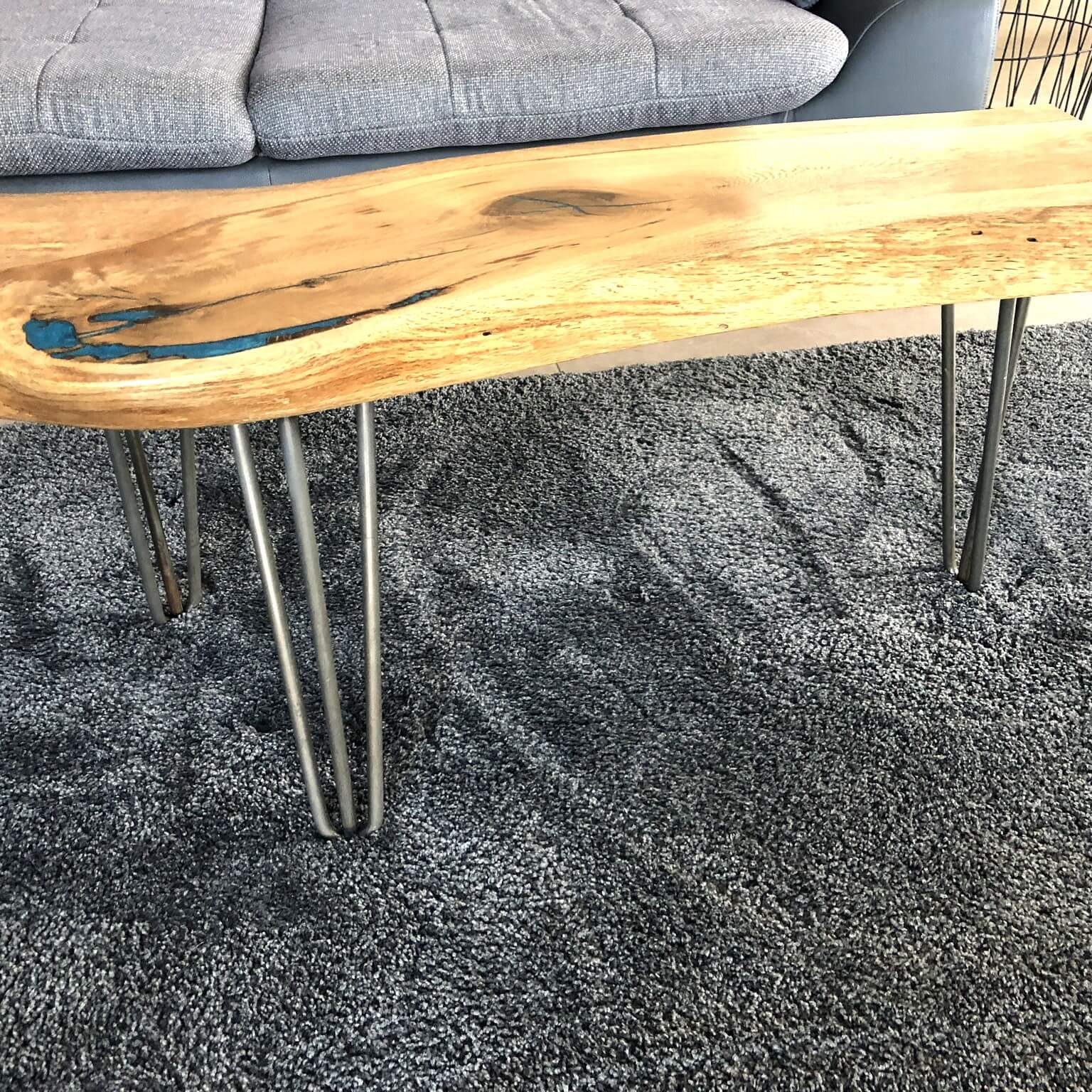 Couchtisch Eiche mit Epoxi